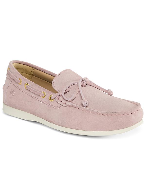 Holland Cooper Women's Deck Shoes - Blush Suede Image 4