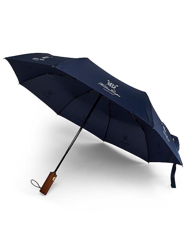 Holland Cooper Mini HC Umbrella - Blue Night Image 1