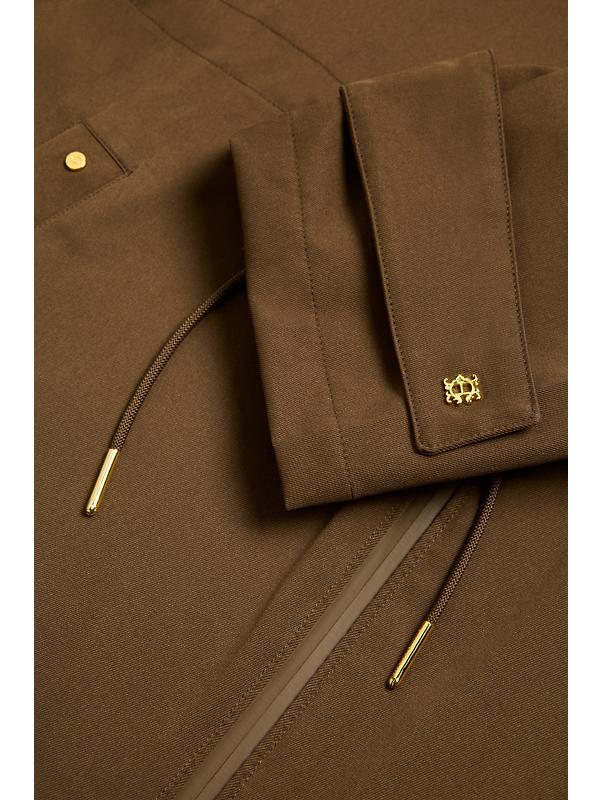 Holland Cooper Women's One-Size Lightweight Waterproof Parka - Chestnut Image 12