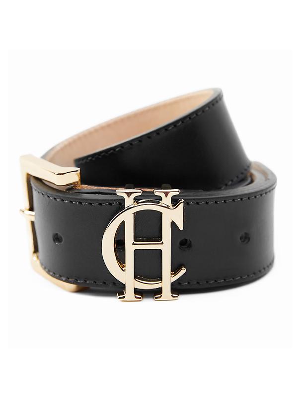 Holland Cooper Women's HC Classic Logo Belt - Black Image 1