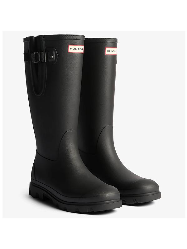 Hunter Unisex Field Downpour Adjustable Neoprene Lined Boots - Black Image 2