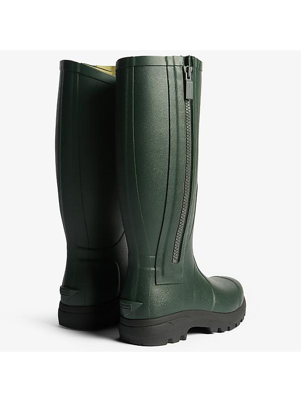 Hunter Unisex Balmoral MkII Full Zip Boots - Dark Olive/Black Image 3