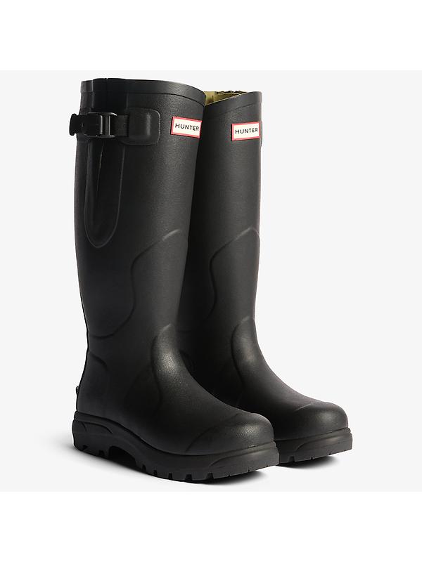 Hunter Unisex Balmoral MkII Side Adjustable Boots - Black Image 2