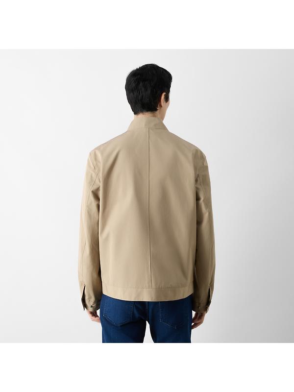 Oliver Sweeney Men's Highworth Showerproof Cotton Jacket - Stone Image 4