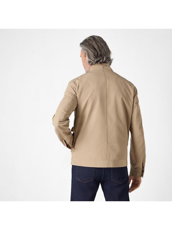 Oliver Sweeney Men's Highworth Showerproof Cotton Jacket - Stone Image 4