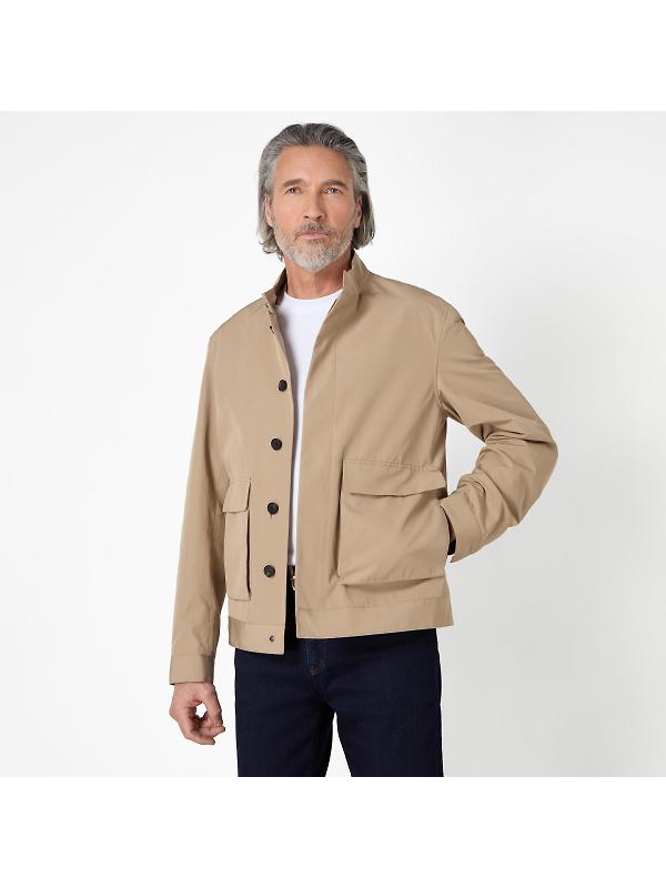 Oliver Sweeney Men's Highworth Showerproof Cotton Jacket - Stone Image 3