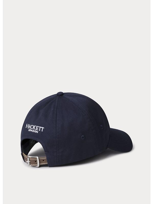 Hackett Men's Branded H Box Cap - Navy Image 2