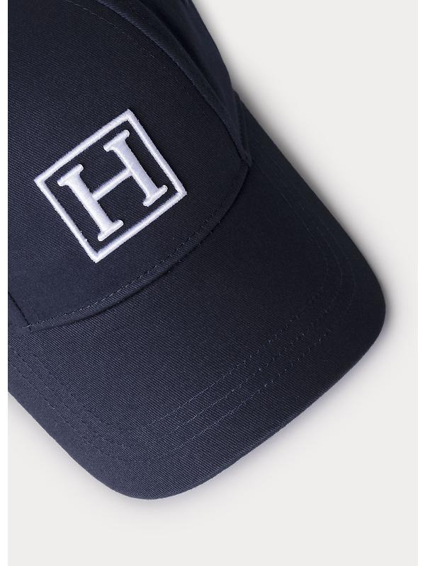 Hackett Men's Branded H Box Cap - Navy Image 3