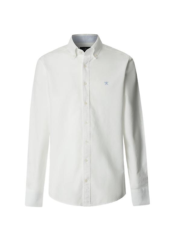 Hackett Men's Heritage Oxford Shirt - Optic White Image 1