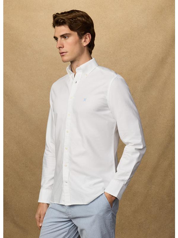 Hackett Men's Heritage Oxford Shirt - Optic White Image 5