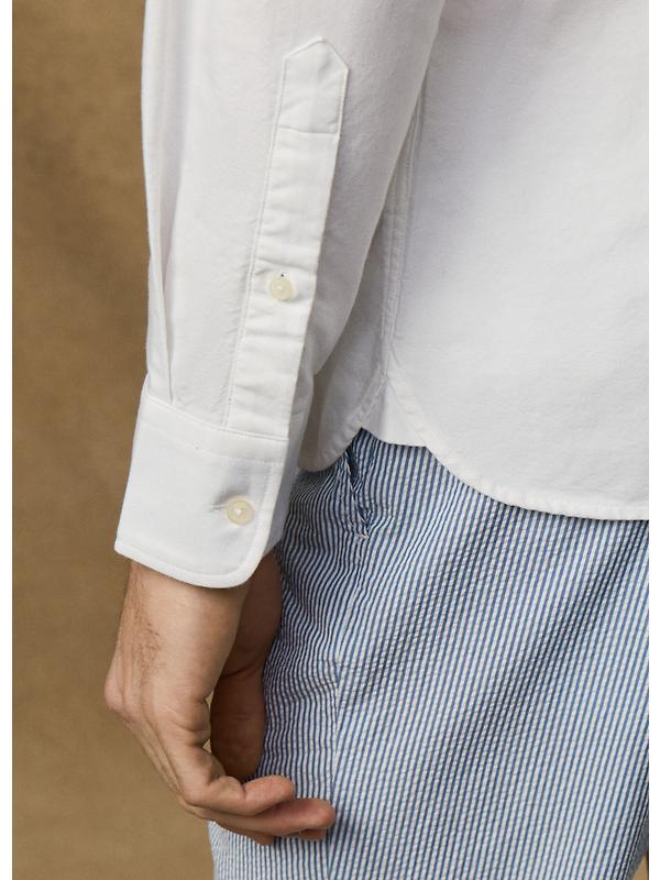 Hackett Men's Heritage Oxford Shirt - Optic White Image 7