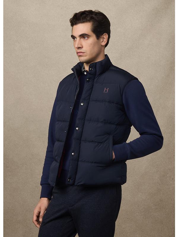 Hackett Men's Heritage Logo Gilet - Midnight Blue Image 6