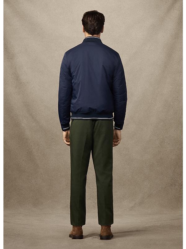 Hackett Men's Heritage Logo Blouson Jacket - Midnight Blue Image 9