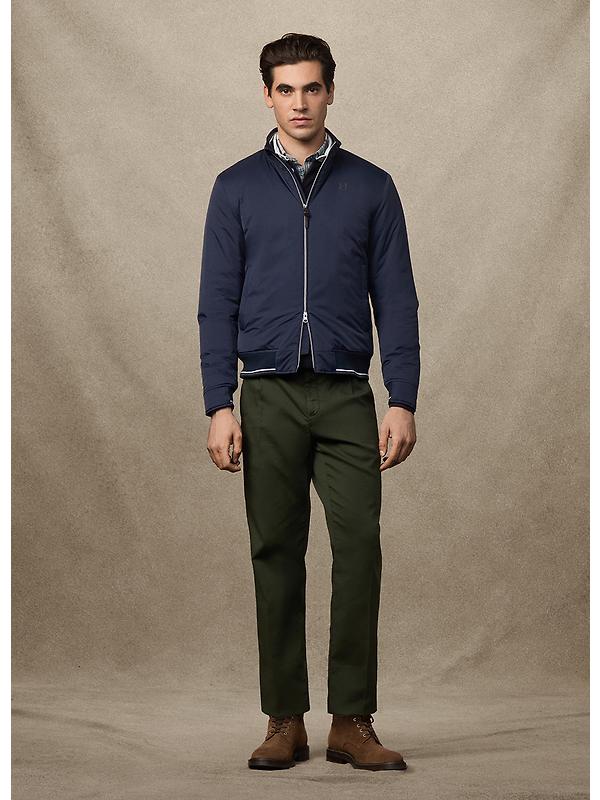 Hackett Men's Heritage Logo Blouson Jacket - Midnight Blue Image 12