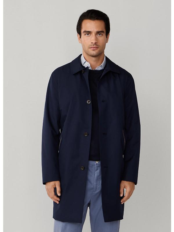 Hackett Men's Belgravia Mac - Midnight Blue Image 2