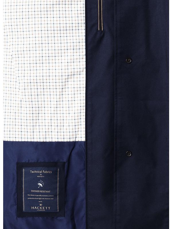 Hackett Men's Belgravia Mac - Midnight Blue Image 10