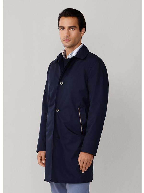 Hackett Men's Belgravia Mac - Midnight Blue Image 4