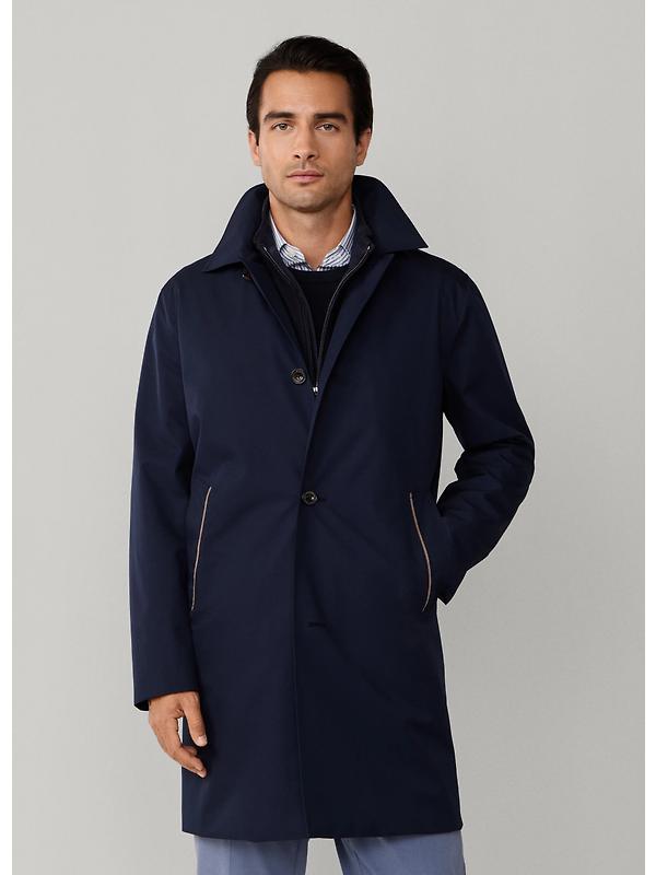 Hackett Men's Belgravia Mac - Midnight Blue Image 7