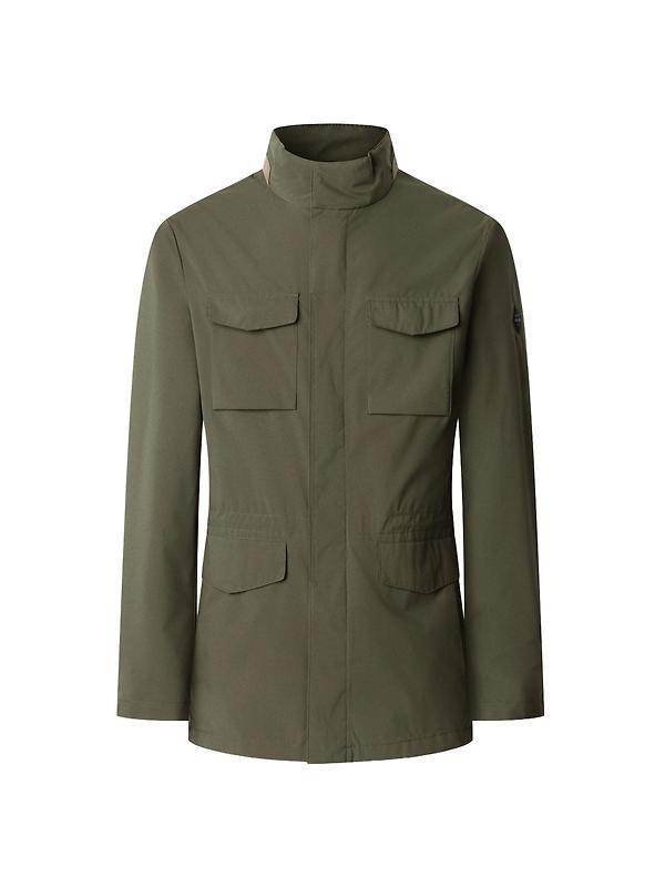Hackett Men's Tech Velo Jacket - Army Green Image 1