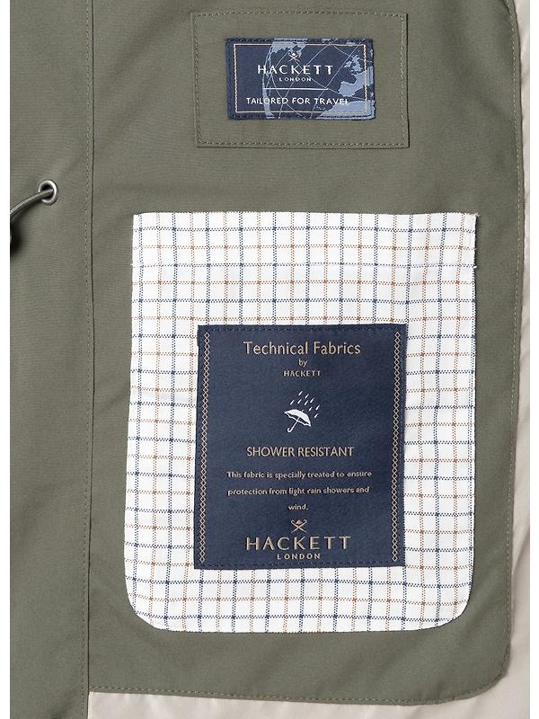 Hackett Men's Tech Velo Jacket - Army Green Image 10