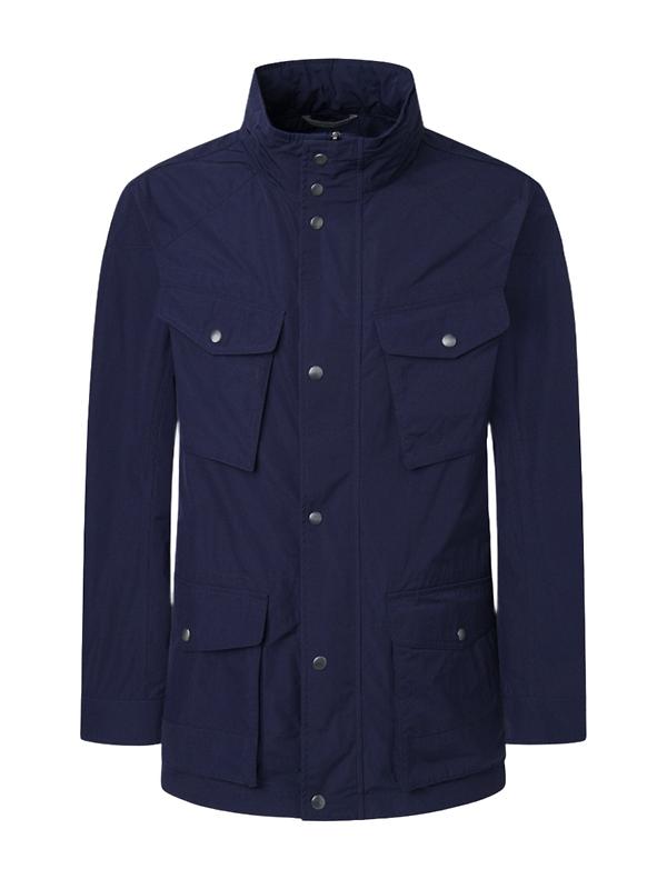 Product image of Hackett Men's Unlined Velospeed Shower Resistant Jacket - Ink Blue