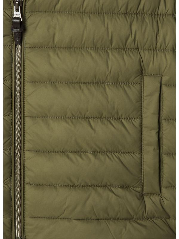 Hackett Men's Ultra Lightweight Gilet - Combat Green Image 9