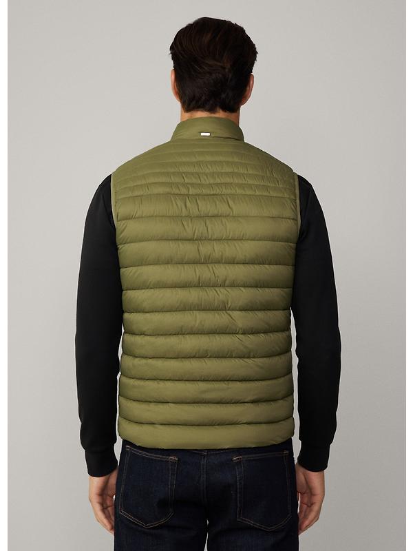 Hackett Men's Ultra Lightweight Gilet - Combat Green Image 6