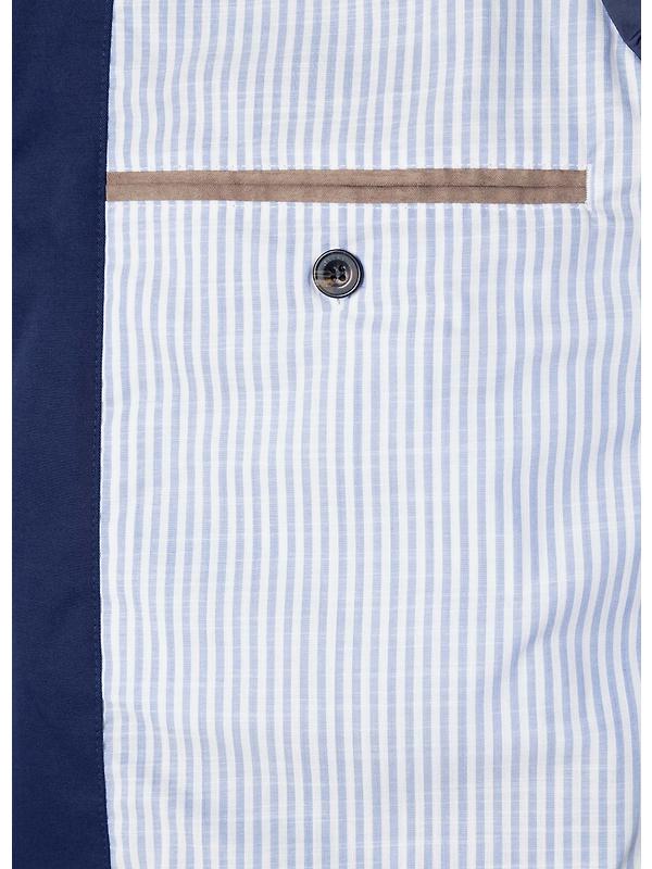 Hackett Men's Cotton Harrington Jacket - Ink Blue Image 11