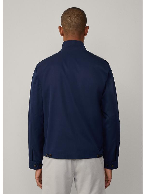 Hackett Men's Cotton Harrington Jacket - Ink Blue Image 6