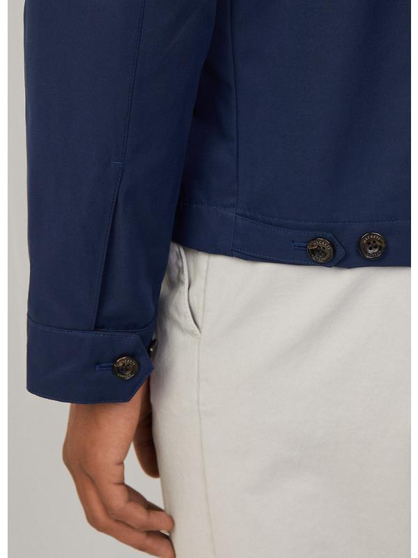 Hackett Men's Cotton Harrington Jacket - Ink Blue Image 7