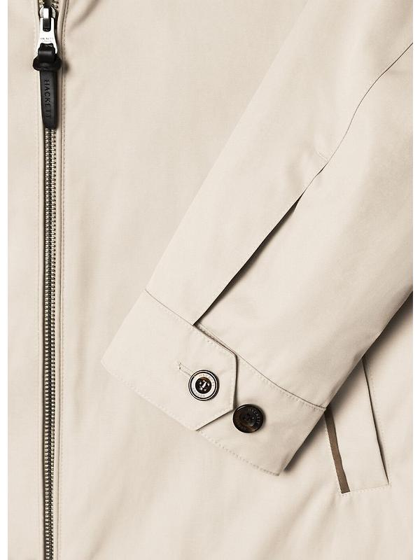 Hackett Men's Cotton Harrington Jacket - Linen Beige Image 9