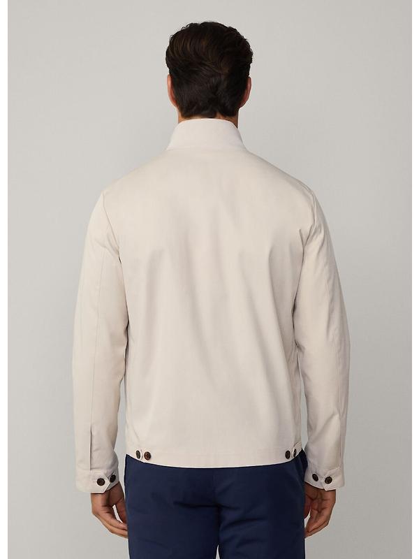 Hackett Men's Cotton Harrington Jacket - Linen Beige Image 6