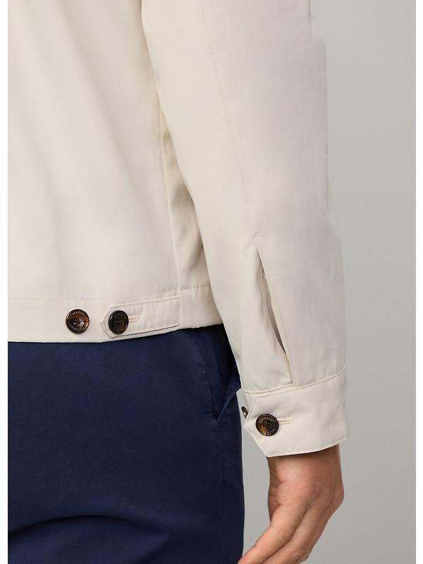 Hackett Men's Cotton Harrington Jacket - Linen Beige Image 7