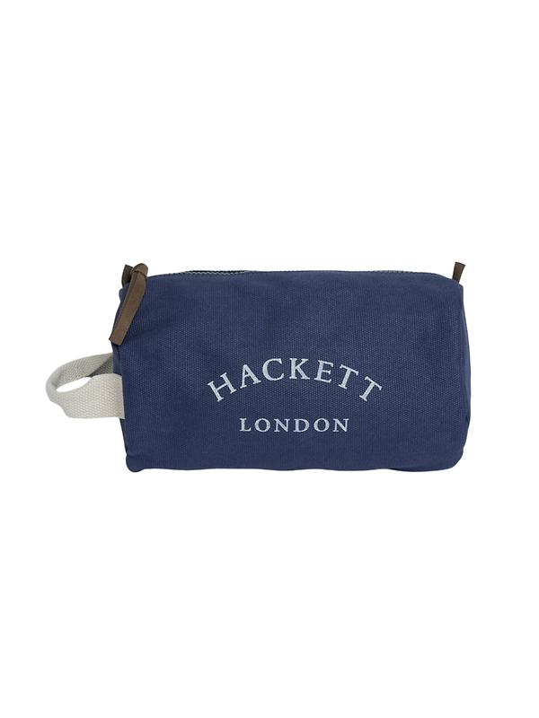 Hackett Men's Heritage Classic Washbag - Navy Product Image