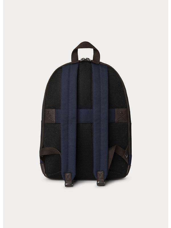 Hackett Men's Canvas Backpack - Navy Image 2