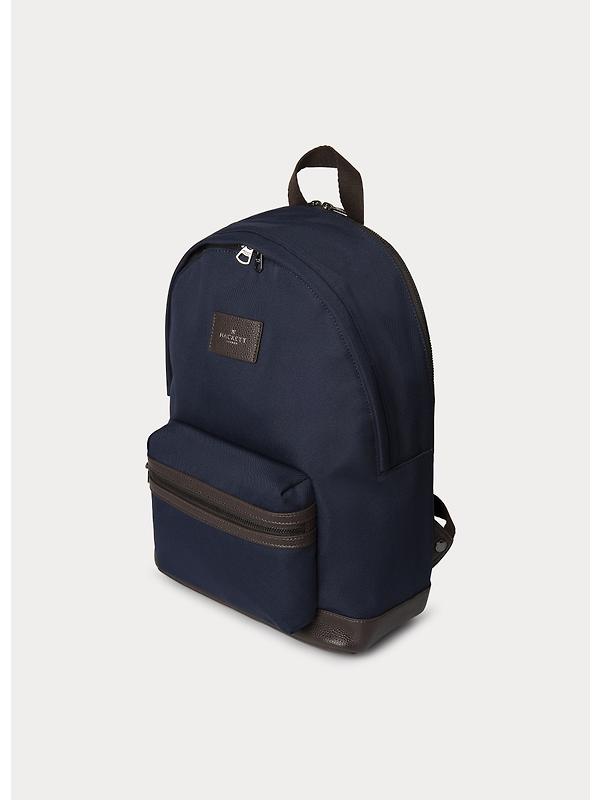 Hackett Men's Canvas Backpack - Navy Image 3