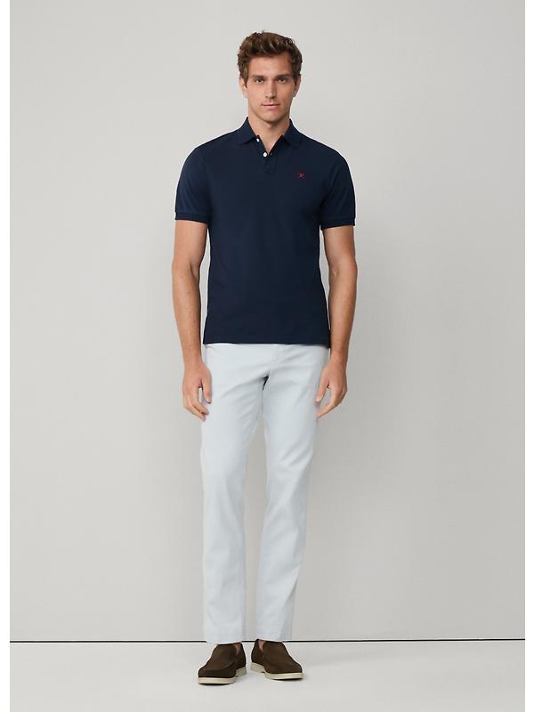 Hackett Men's Slim Fit Short Sleeve Pique Polo Shirt - Navy Image 8