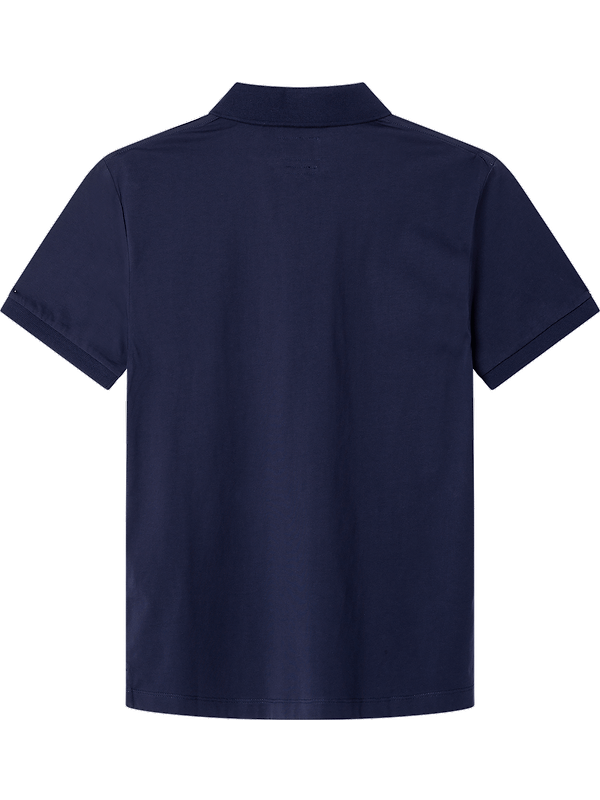 Hackett Men's Classic Fit Short Sleeve Johnny Polo - Ink Blue Image 2