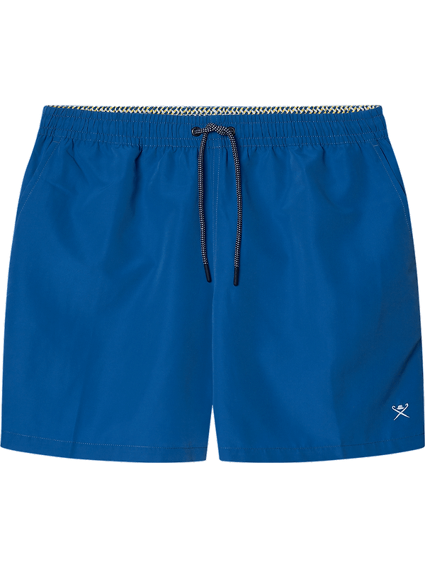 Hackett Men's Icon Solid Colour Swim Trunks - Jetty Blue Product Image