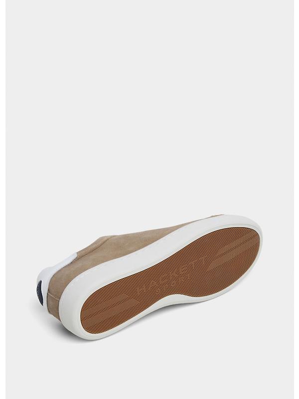 Hackett Men's Bond Soft Moccasin Suede Sneaker - Sand Beige Image 6
