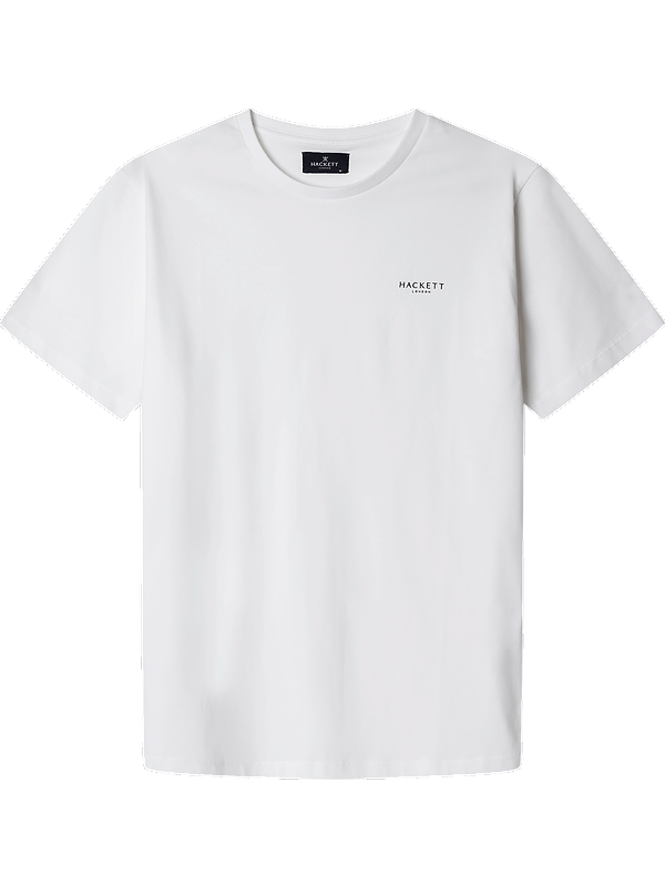 Hackett Men's Short Sleeve Cotton Jersey Lounge T-Shirt - White Image 1
