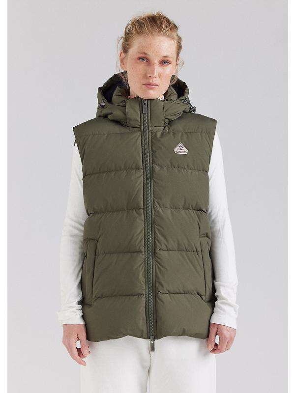 Pyrenex Unisex Spoutnic Mini Ripstop Down Vest - Deep Khaki Image 3