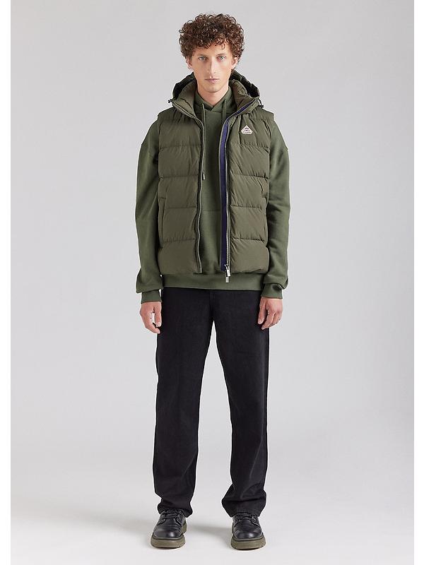 Pyrenex Unisex Spoutnic Mini Ripstop Down Vest - Deep Khaki Image 4