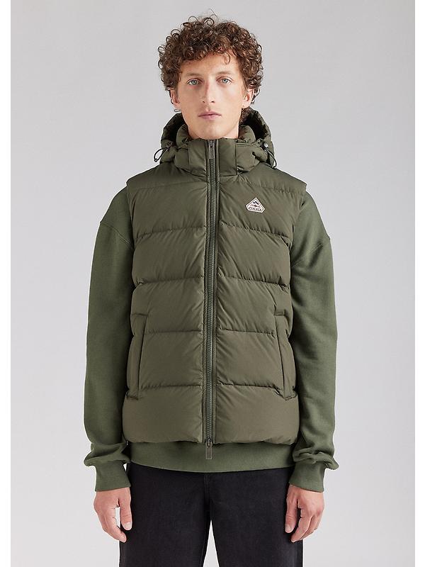Pyrenex Unisex Spoutnic Mini Ripstop Down Vest - Deep Khaki Image 2