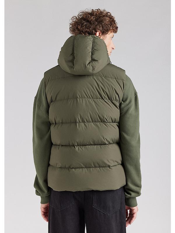 Pyrenex Unisex Spoutnic Mini Ripstop Down Vest - Deep Khaki Image 7