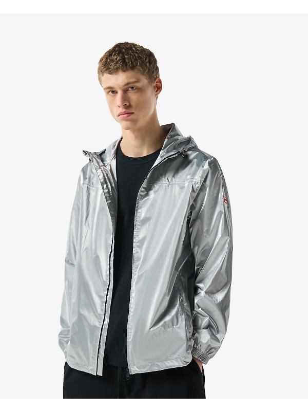 Hunter Unisex Metallic Packable Jacket - Silver Image 5