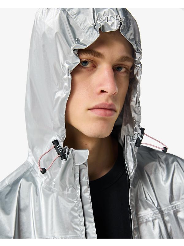 Hunter Unisex Metallic Packable Jacket - Silver Image 9