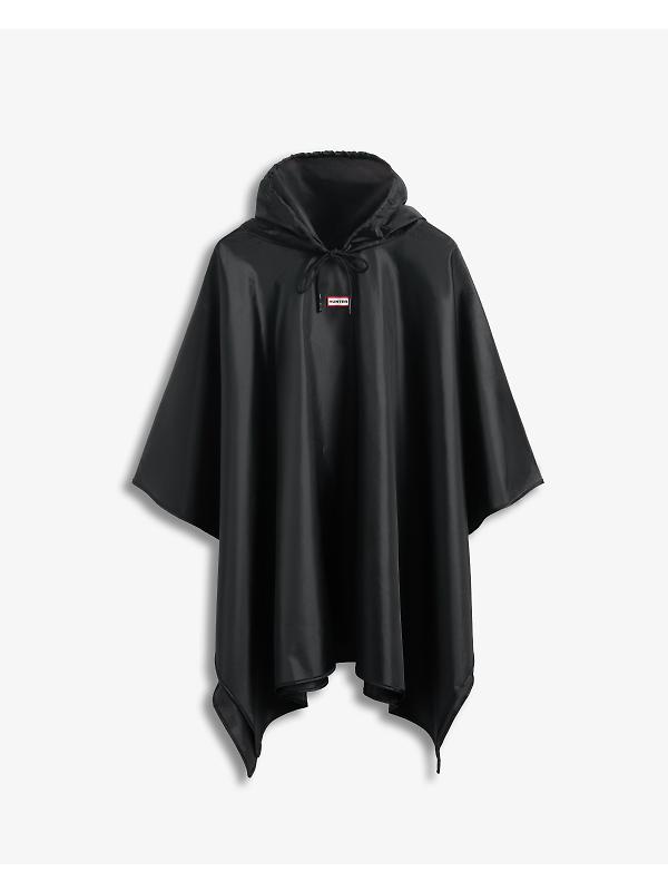 Hunter Unisex Packable Poncho - Black Image 9