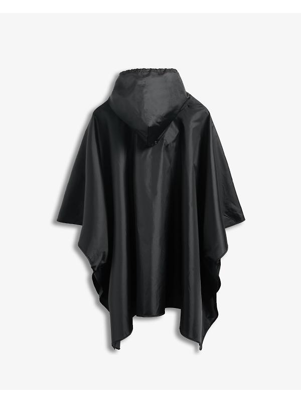 Hunter Unisex Packable Poncho - Black Image 12