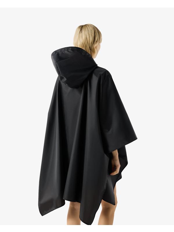 Hunter Unisex Packable Poncho - Black Image 6